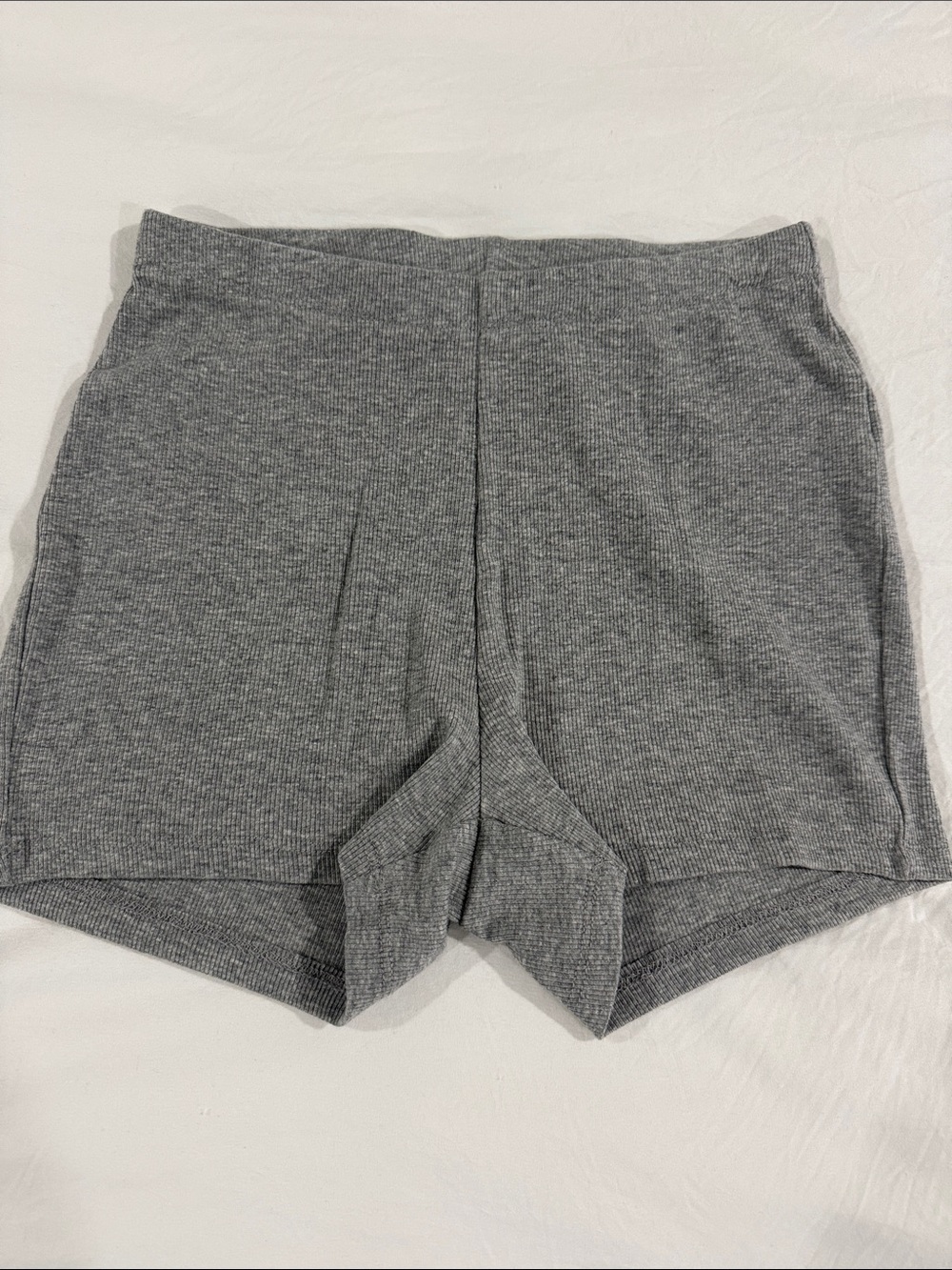 Primark Ribbed Gray Women's Bike Shorts
